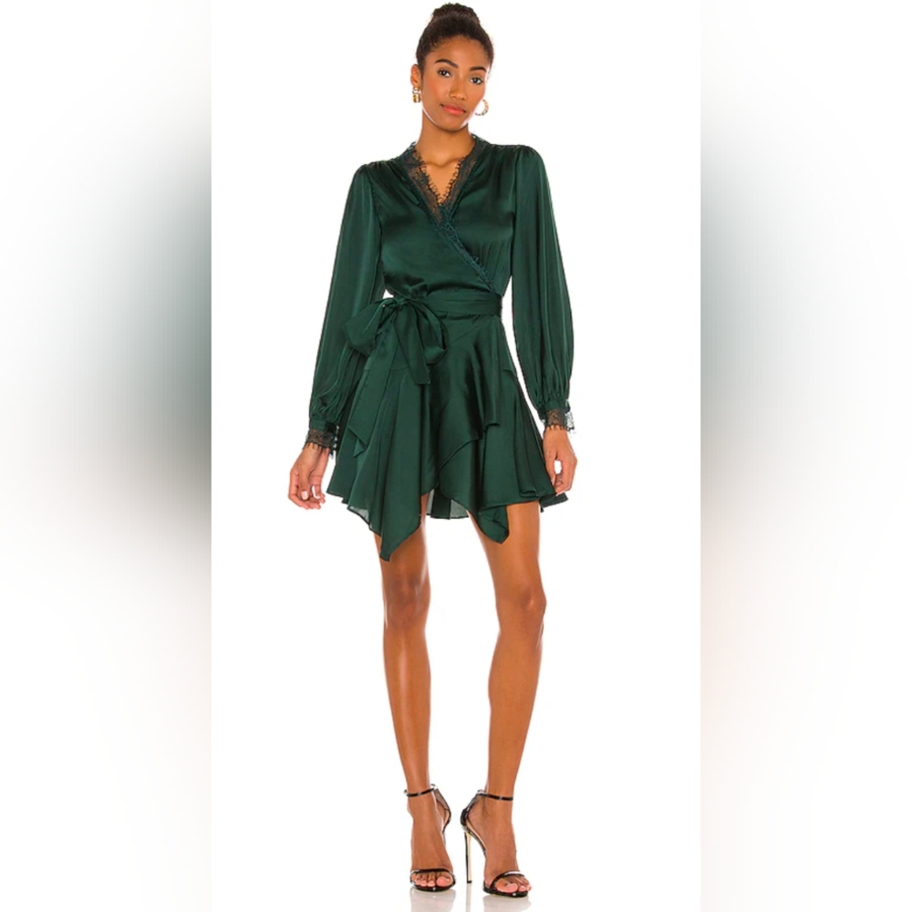 Lace Lovers & Friends Dress, Size Small, Emerald Green